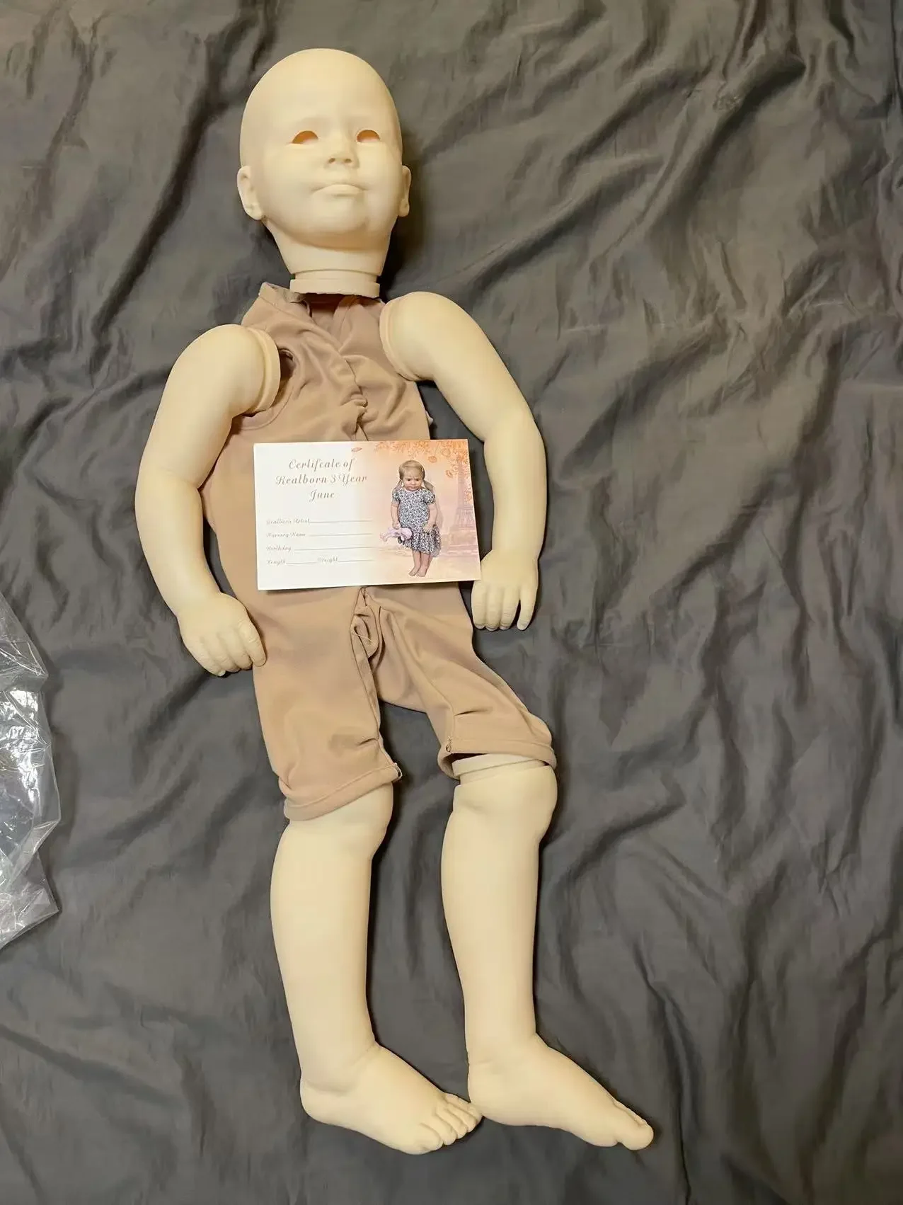 EGO Customized Limited Supply 36-дюймовый неокрашенный комплект Reborn Baby без сертификата с тканевым корпусом
EGO Customized Limited Supply 36-дюймовый неокрашенный комплект Reborn Baby без сертификата с тканевым корпусом