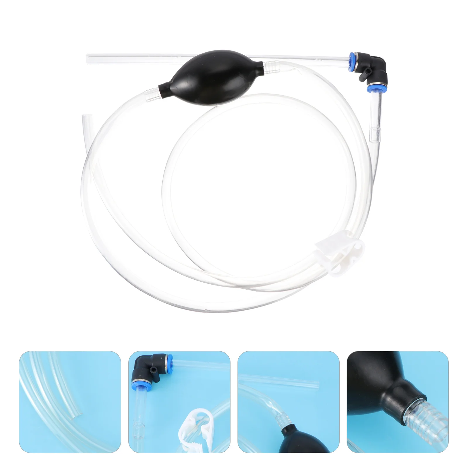 25Cm Siphon Pump for Aquarium Fish Tank Water Changer Cleaner Tool with Built-in Filter Debris Separation and Flow Control
25Cm Siphon Pump for Aquarium Fish Tank Water Changer Cleaner Tool with Built-in Filter Debris Separation and Flow Control