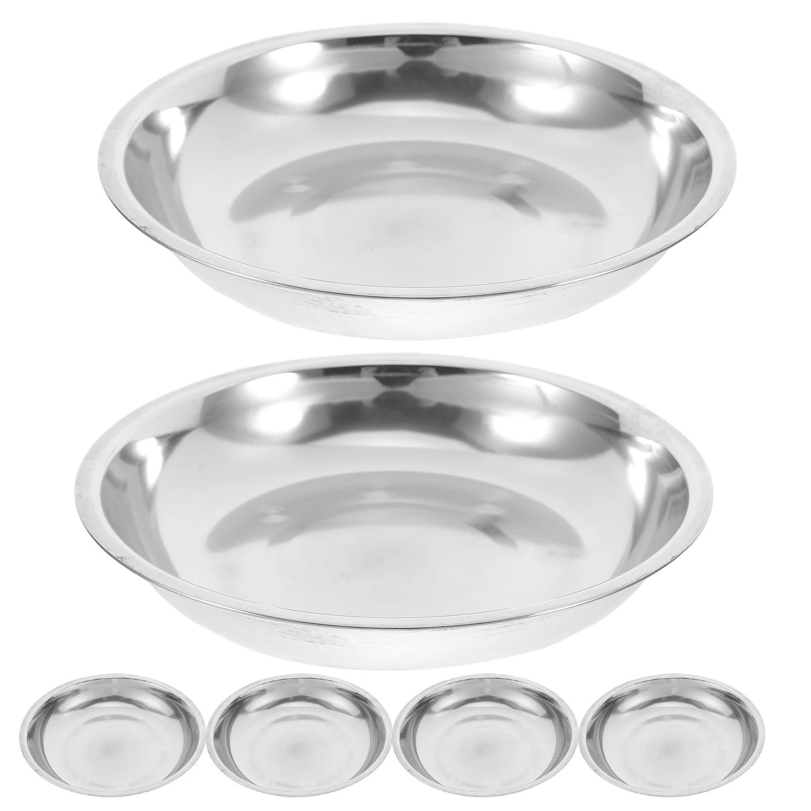 6pcs BBQ Tray Round Stainless Steel Food Plate 201 Material 16CM Silver Dessert Storage Suitable Picnic Party Camping Kitchen
6pcs BBQ Tray Round Stainless Steel Food Plate 201 Material 16CM Silver Dessert Storage Suitable Picnic Party Camping Kitchen