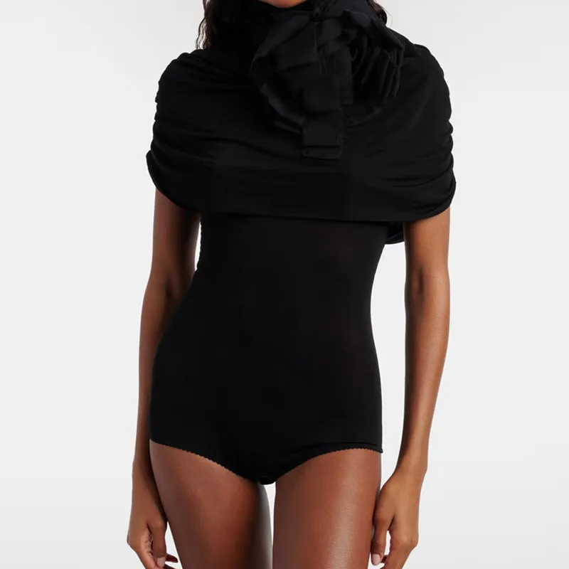 2026 Summer New Design Women's Collar-Style Ruffled Shawl Overcoat One-Piece Dress with Unique Style - Cute and Shapely Sexy Top
2026 Summer New Design Women's Collar-Style Ruffled Shawl Overcoat One-Piece Dress with Unique Style - Cute and Shapely Sexy Top