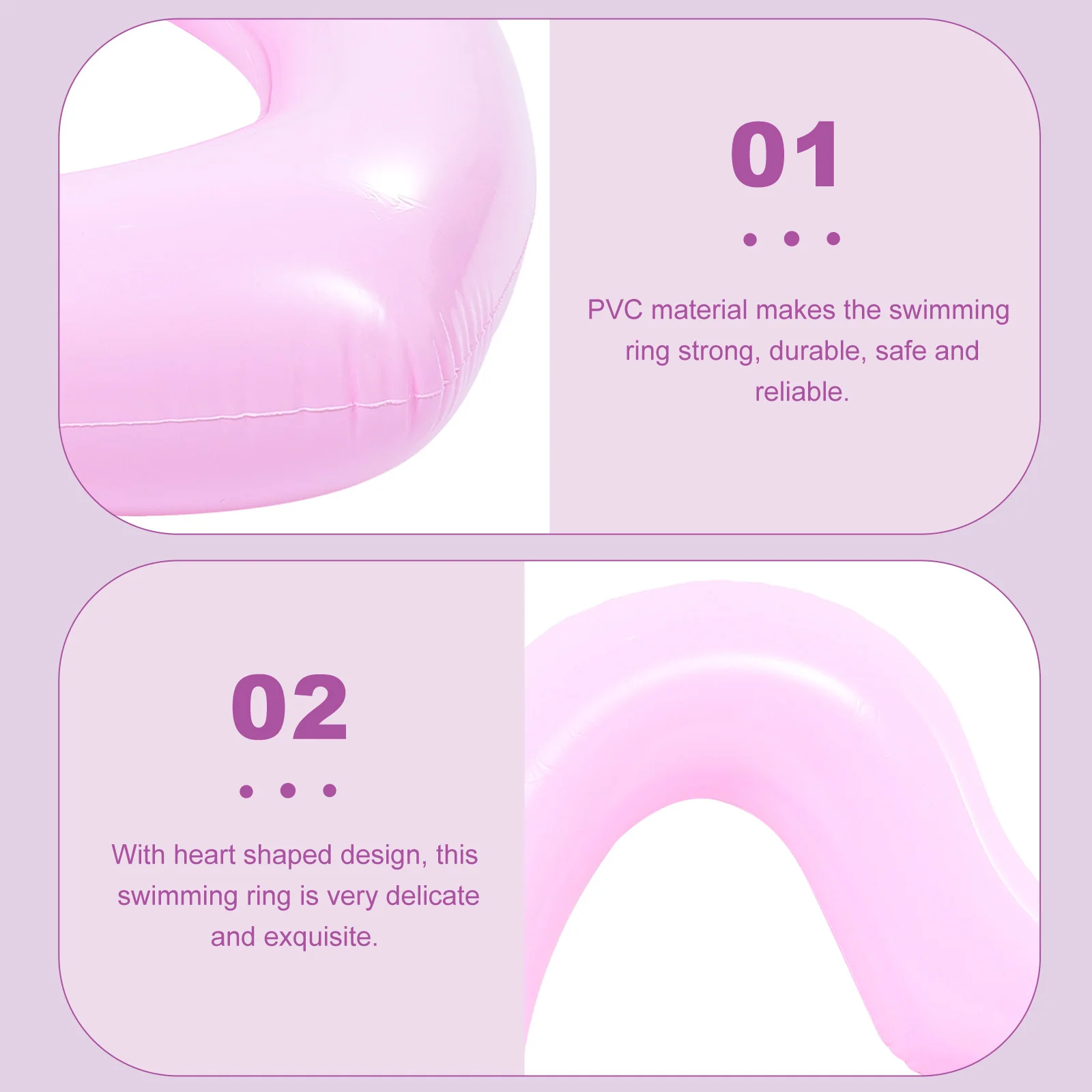 Heart Shaped Float Inflatable Swimming Ring For Adults Kids Summer Beach Party Outdoor Pool Fun Pink Pvc Durable Swim Ring Pool
Heart Shaped Float Inflatable Swimming Ring For Adults Kids Summer Beach Party Outdoor Pool Fun Pink Pvc Durable Swim Ring Pool