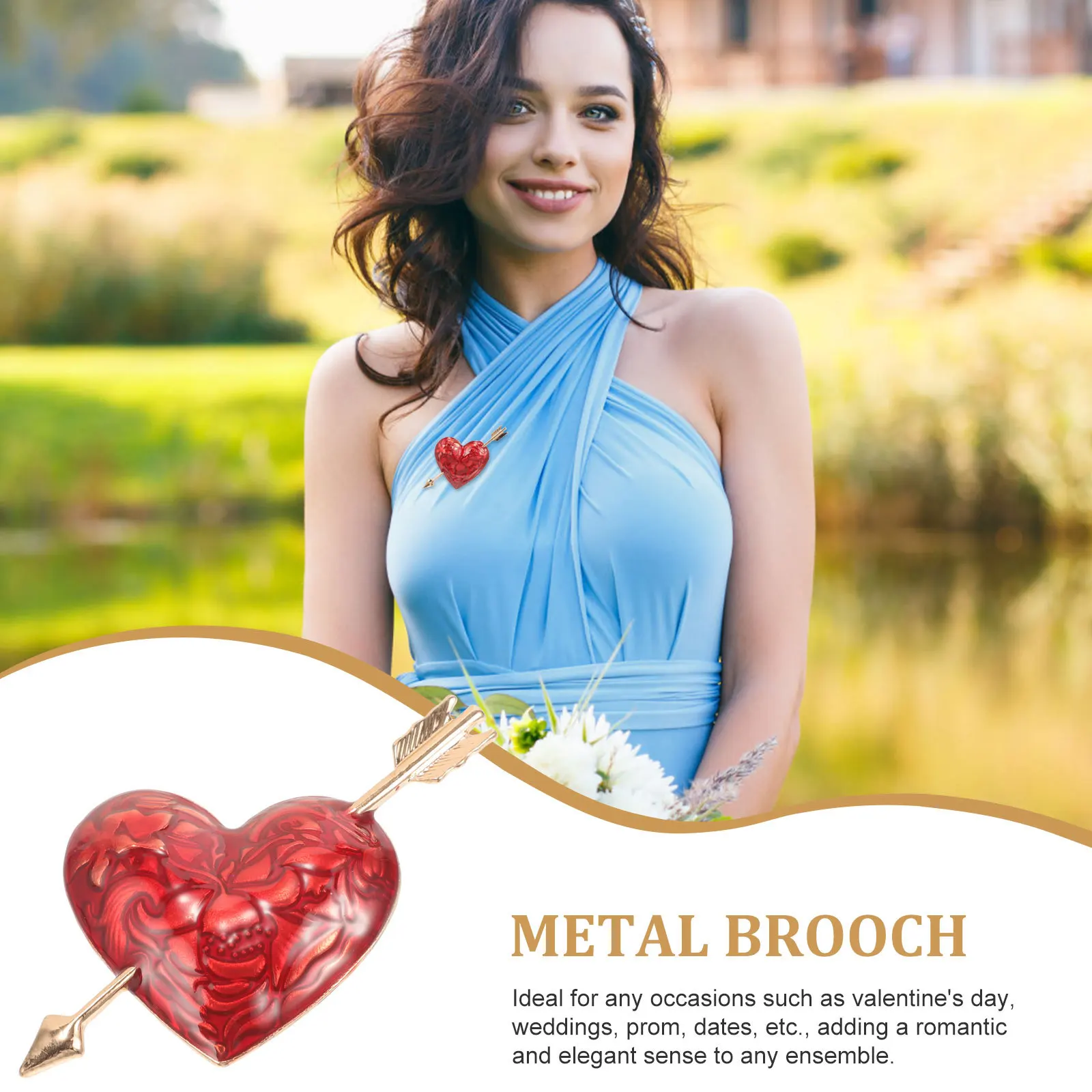 Heart Brooch Pin For Women Romantic Love Jewelry Gift Valentine Wedding Party Fashion Accessories Lapel Collar Clip
Heart Brooch Pin For Women Romantic Love Jewelry Gift Valentine Wedding Party Fashion Accessories Lapel Collar Clip