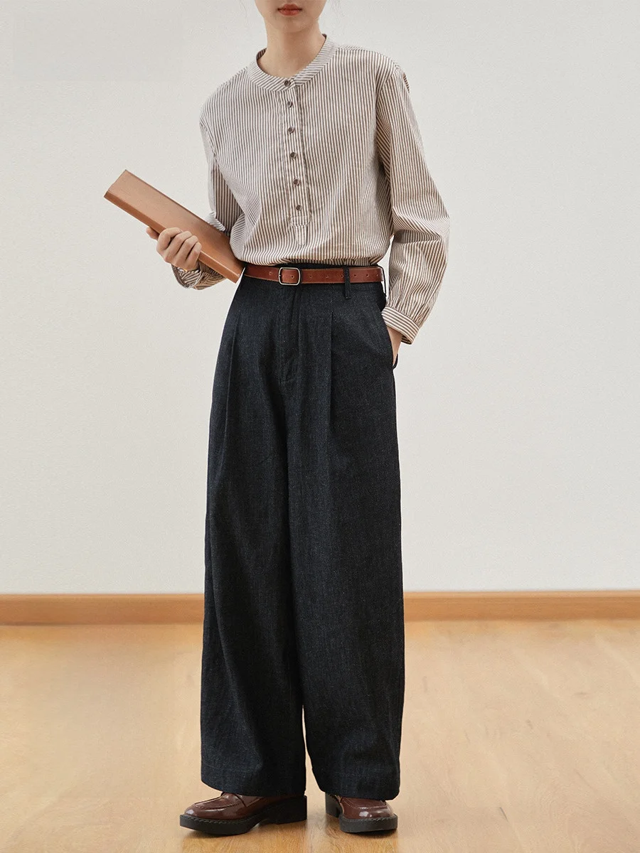 Оригинальные женские джинсы из чистого хлопка Bla с высокой талией и широкими штанинами, свободный крой, повседневные весенние новые универсальные японские джинсы
Оригинальные женские джинсы из чистого хлопка Bla с высокой талией и широкими штанинами, свободный крой, повседневные весенние новые универсальные японские джинсы