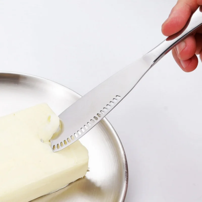 Stainless Steel Cheese Knife Cheese Tools Butter Knife Multifunctional Cheese Butter Knife Jam Butter Spatula Western Tableware
Stainless Steel Cheese Knife Cheese Tools Butter Knife Multifunctional Cheese Butter Knife Jam Butter Spatula Western Tableware