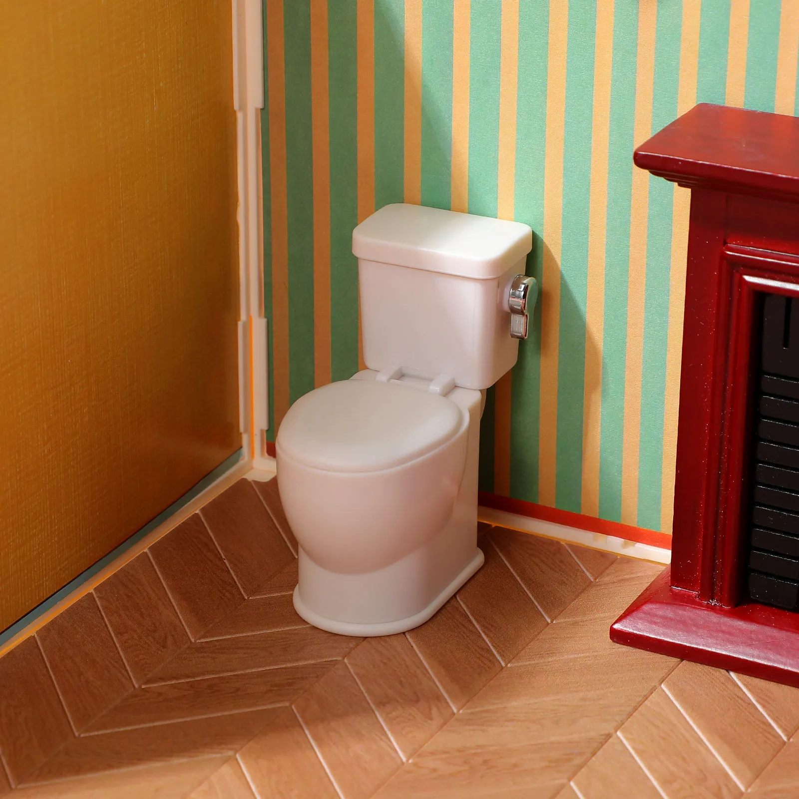 Mini Toilet Creative Plastic Miniature Bathroom Accessories Realistic Small House Furniture Decorative Mini Toilet
Mini Toilet Creative Plastic Miniature Bathroom Accessories Realistic Small House Furniture Decorative Mini Toilet