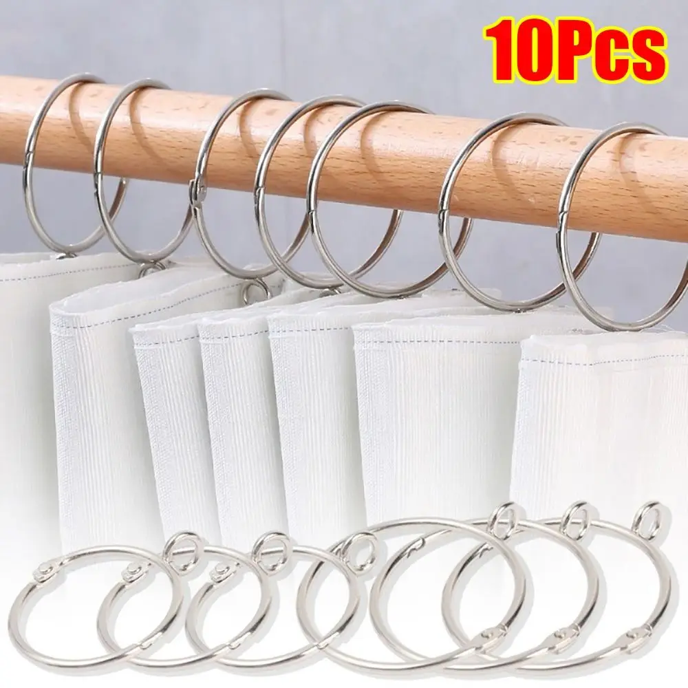 10Pcs 38/50mm Curtain Hanging Ring Storage Tool With Eyelet Shower Curtain Towel Hook Bathroom Hardware Metal
10Pcs 38/50mm Curtain Hanging Ring Storage Tool With Eyelet Shower Curtain Towel Hook Bathroom Hardware Metal