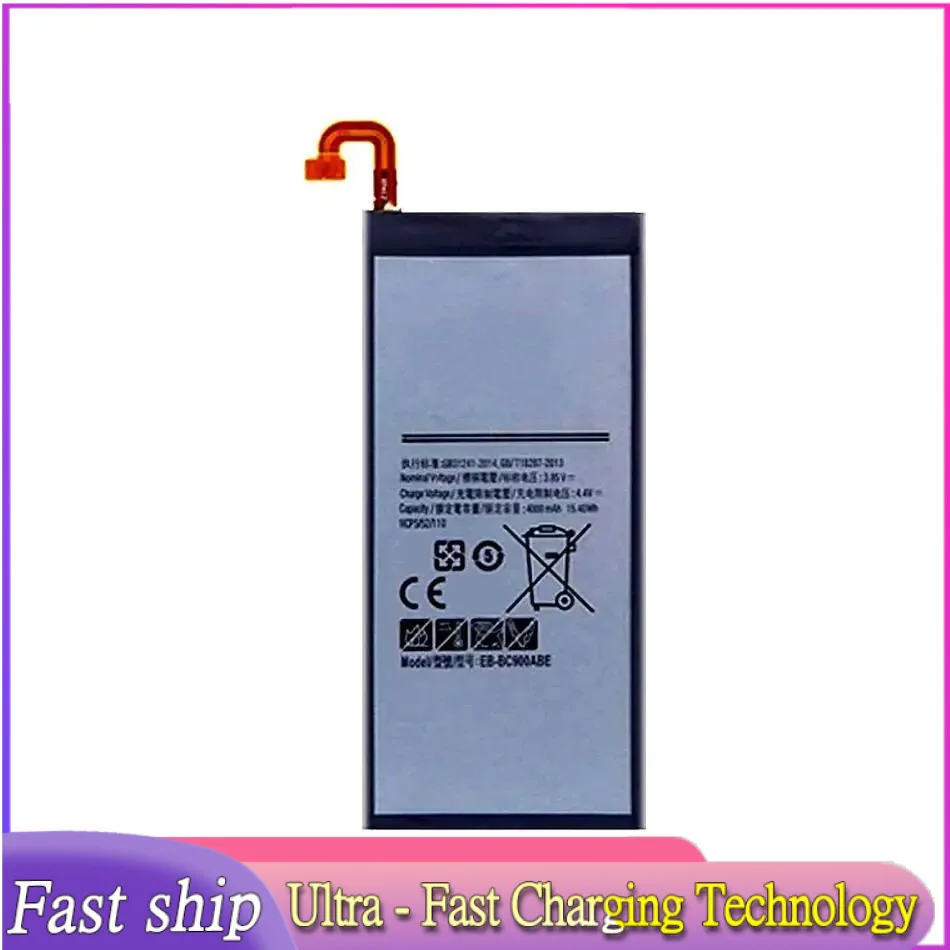 Аккумулятор мобильного телефона EB-BC900ABE 4000 мАч для Samsung Galaxy C9 Pro Duos SM-C9000 SM-C9008 SM-C900F SM-C900Y
Аккумулятор мобильного телефона EB-BC900ABE 4000 мАч для Samsung Galaxy C9 Pro Duos SM-C9000 SM-C9008 SM-C900F SM-C900Y