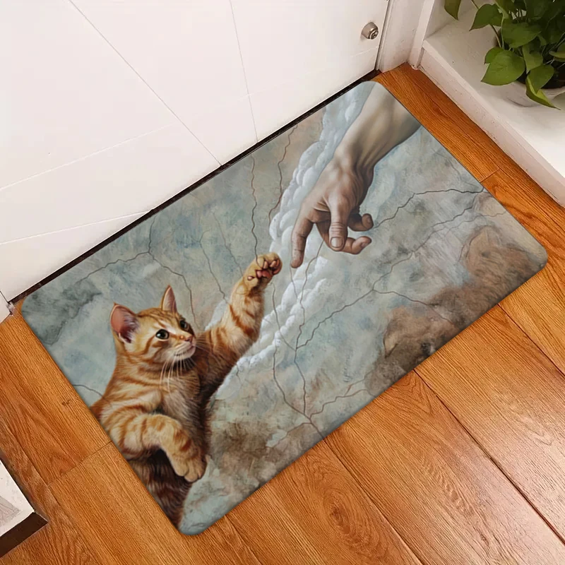 Cute Art Cat Door Mat Is Non Slip Machine Washable Suitable Both Indoor Outdoor Entrances Floor Mat Is Suitable Living
Cute Art Cat Door Mat Is Non Slip Machine Washable Suitable Both Indoor Outdoor Entrances Floor Mat Is Suitable Living