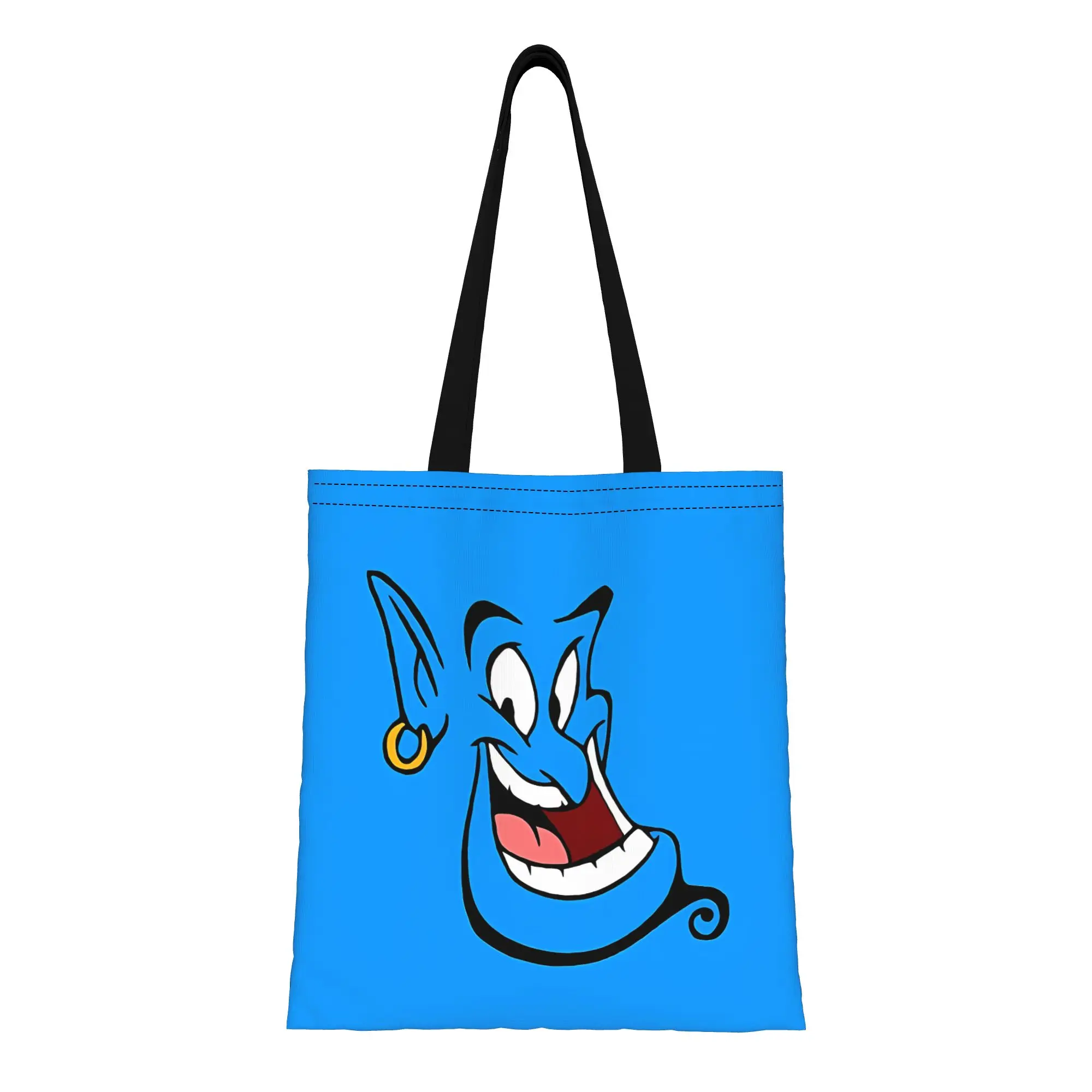 Genie Aladdin Disney Aladdin Canvas Tote Bag Perfect for Shopping Grocery Travel & Outdoor Women's Top-Handle Bags
Genie Aladdin Disney Aladdin Canvas Tote Bag Perfect for Shopping Grocery Travel & Outdoor Women's Top-Handle Bags