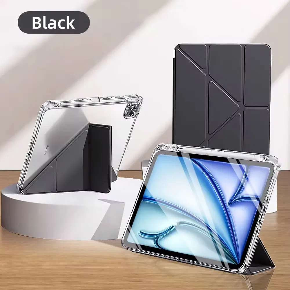 For iPad Case Air 11 M4 2026 M2 M3 2025 11'' Tri&Y-fold Stand Clear Acrylic Back Cover with Pen Slot For iPad Air 4 5 Case 10.9'
For iPad Case Air 11 M4 2026 M2 M3 2025 11'' Tri&Y-fold Stand Clear Acrylic Back Cover with Pen Slot For iPad Air 4 5 Case 10.9'