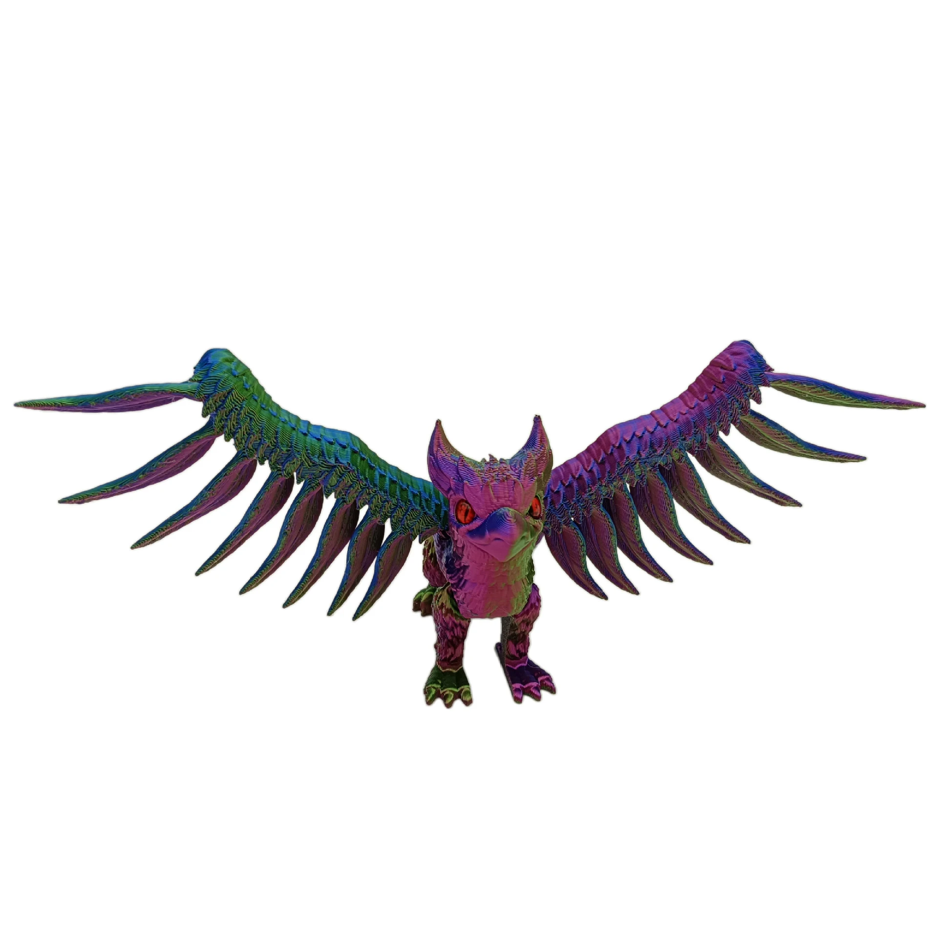 3D Printed Animal Model Joints Movable Griffin Toy With Simulated Eyeballs Handmade Toy Desktop Ornaments Stress Relief ADHD Toy
3D Printed Animal Model Joints Movable Griffin Toy With Simulated Eyeballs Handmade Toy Desktop Ornaments Stress Relief ADHD Toy