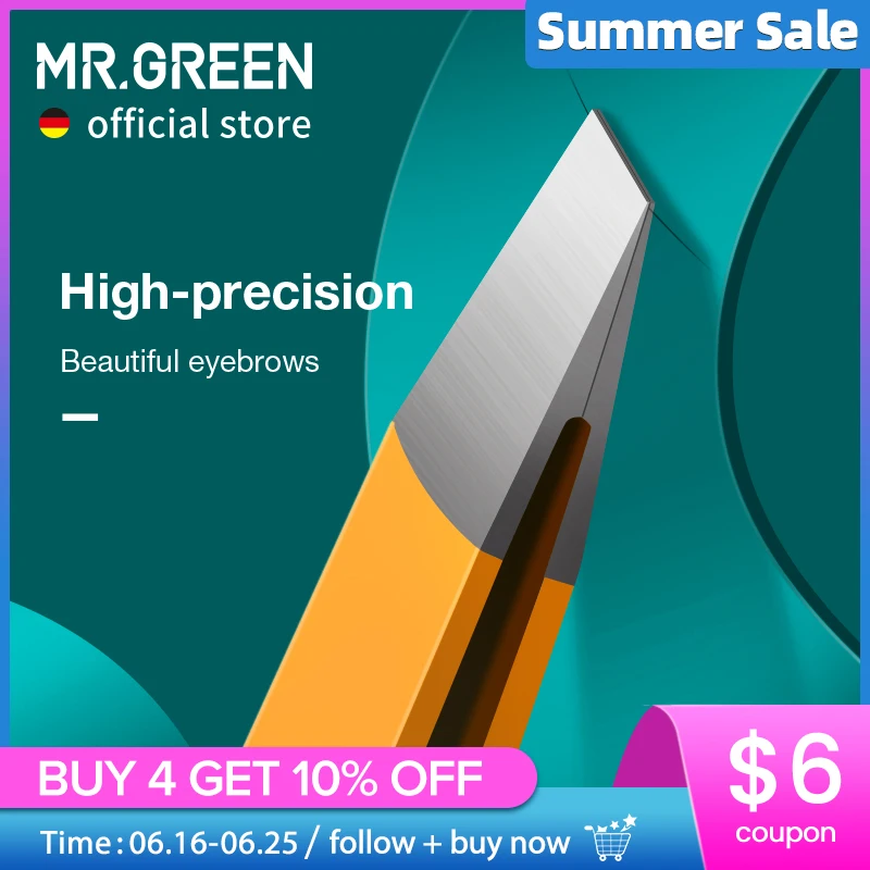 Пинцет для бровей MR.GREEN, красочные волосы, красота, съемник тонких волос, наклонные зажимы для бровей из нержавеющей стали, инструменты для удаления макияжа
Пинцет для бровей MR.GREEN, красочные волосы, красота, съемник тонких волос, наклонные зажимы для бровей из нержавеющей стали, инструменты для удаления макияжа