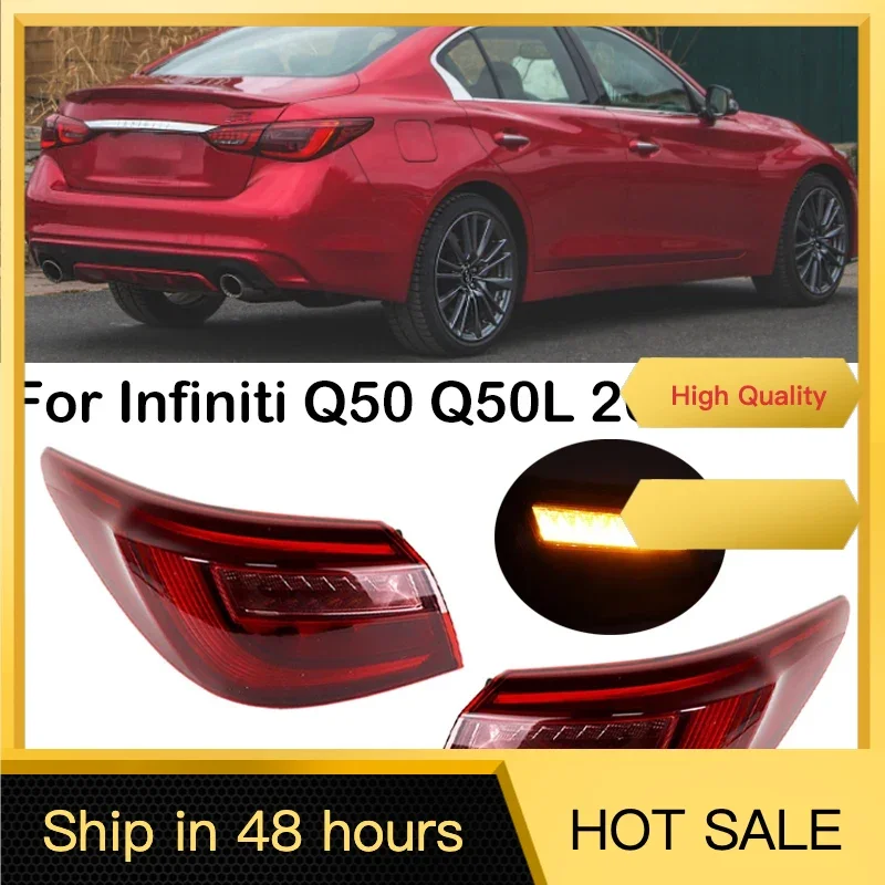 For Infiniti Q50 Q50L 2018 2019 2020 2021 LED Car Rear Outer Tail Light Rear Tail Lamp Taillights Assembly Reverse Brake Lamp
For Infiniti Q50 Q50L 2018 2019 2020 2021 LED Car Rear Outer Tail Light Rear Tail Lamp Taillights Assembly Reverse Brake Lamp