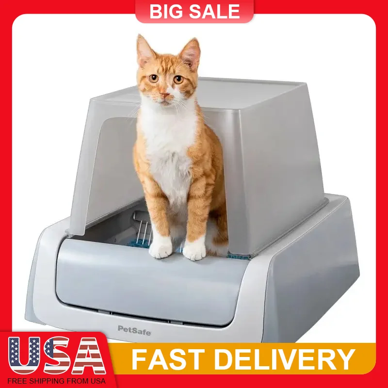 ScoopFree Self Cleaning Cat Litter Box Automatic Covered with Crystal Litter Tray Odor Control No Scoop Disposable Leak Proof
ScoopFree Self Cleaning Cat Litter Box Automatic Covered with Crystal Litter Tray Odor Control No Scoop Disposable Leak Proof