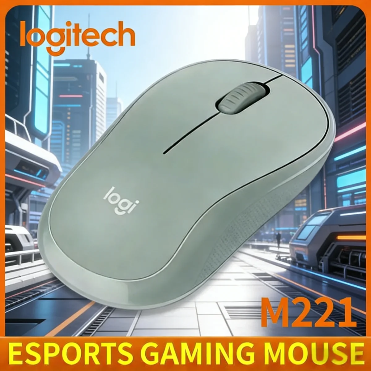 Logitech M221 Wireless Mute Mouse,+MK275 2.4GHz Top-level Optical, Ergonomic Design, Suitable for Mac OS/Windows Systems Trip