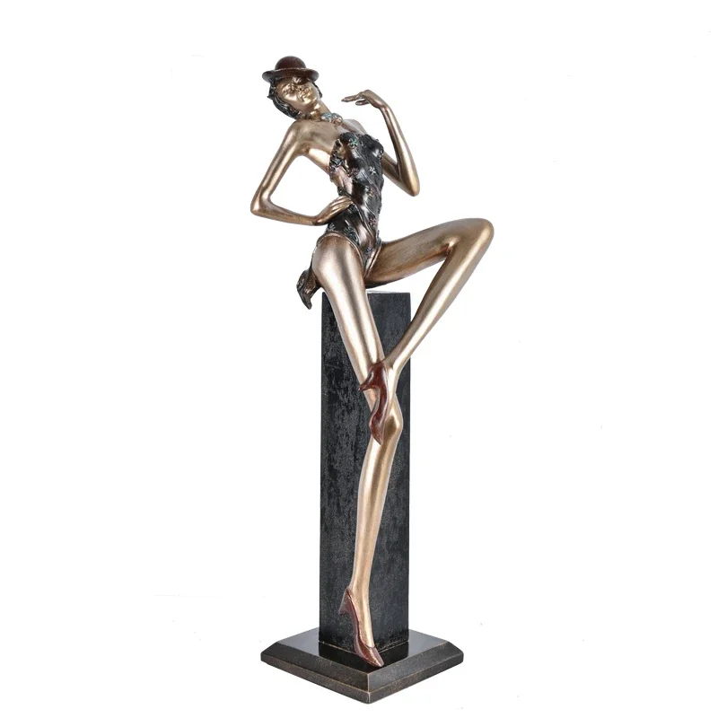 Entrance long and high humanoid sculpture ornament model room living room aisle wall
Entrance long and high humanoid sculpture ornament model room living room aisle wall