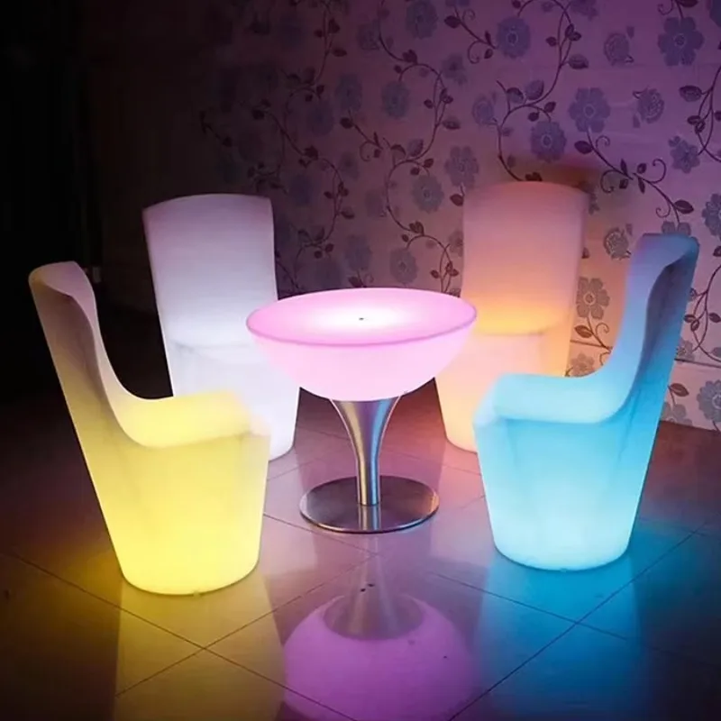 High Quality Color Changing LED PE Light bar Chair for Event Party
High Quality Color Changing LED PE Light bar Chair for Event Party