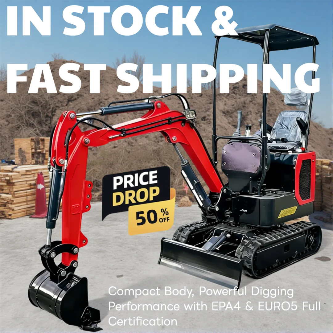 High Efficiency Hydraulic Small Excavator EPA Certified Mini Digging Equipment For Residential Landscaping Project
High Efficiency Hydraulic Small Excavator EPA Certified Mini Digging Equipment For Residential Landscaping Project
