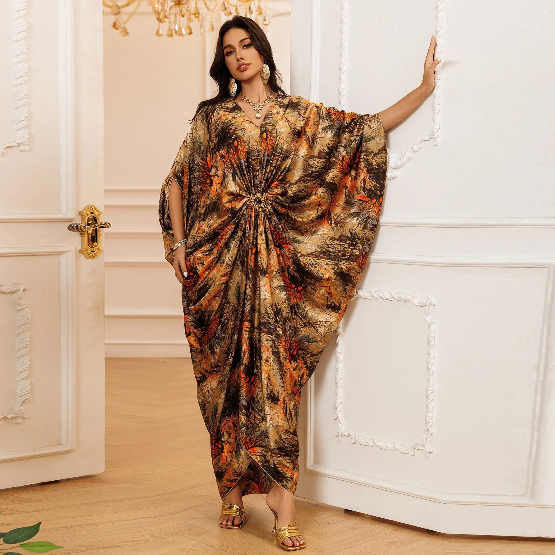 2025 Dubai Abayas Women Muslim Printed Maxi Dress Diamonds Jalabiya Kebaya Caftan Marocain Turkey Kaftan African Femme Musulmane
2025 Dubai Abayas Women Muslim Printed Maxi Dress Diamonds Jalabiya Kebaya Caftan Marocain Turkey Kaftan African Femme Musulmane