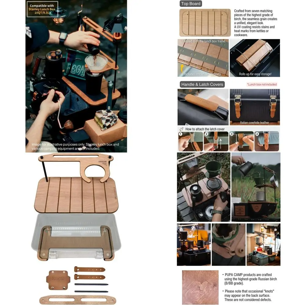 10qt Lunch Box Compatible Wooden Table for V2 Dripper Kit
10qt Lunch Box Compatible Wooden Table for V2 Dripper Kit