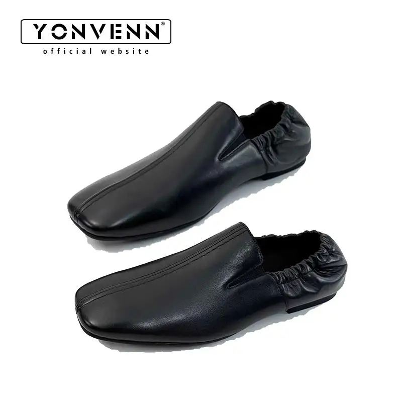Square headed monk leather shoes men's slip in loafers lazy shoes casual business cleanfit formal dress shoes
Square headed monk leather shoes men's slip in loafers lazy shoes casual business cleanfit formal dress shoes