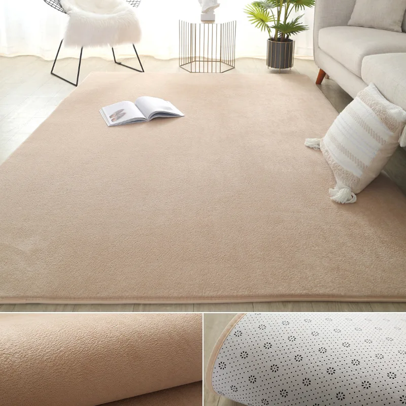 Thicken Carpet Living Room Decor Coral Fleece Large Area Bedroom Rug Soft Children Play Floor Mat Window Bedside Yoga Tatami Mat
Thicken Carpet Living Room Decor Coral Fleece Large Area Bedroom Rug Soft Children Play Floor Mat Window Bedside Yoga Tatami Mat