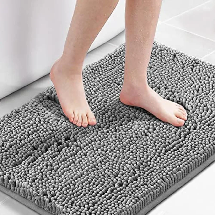 Chenille Bath Mat Thick Soft Absorbent for Bathroom, Microfiber Dries Quickly, Shaggy Washable Plush Durable Rug, Bathtub and S
Chenille Bath Mat Thick Soft Absorbent for Bathroom, Microfiber Dries Quickly, Shaggy Washable Plush Durable Rug, Bathtub and S