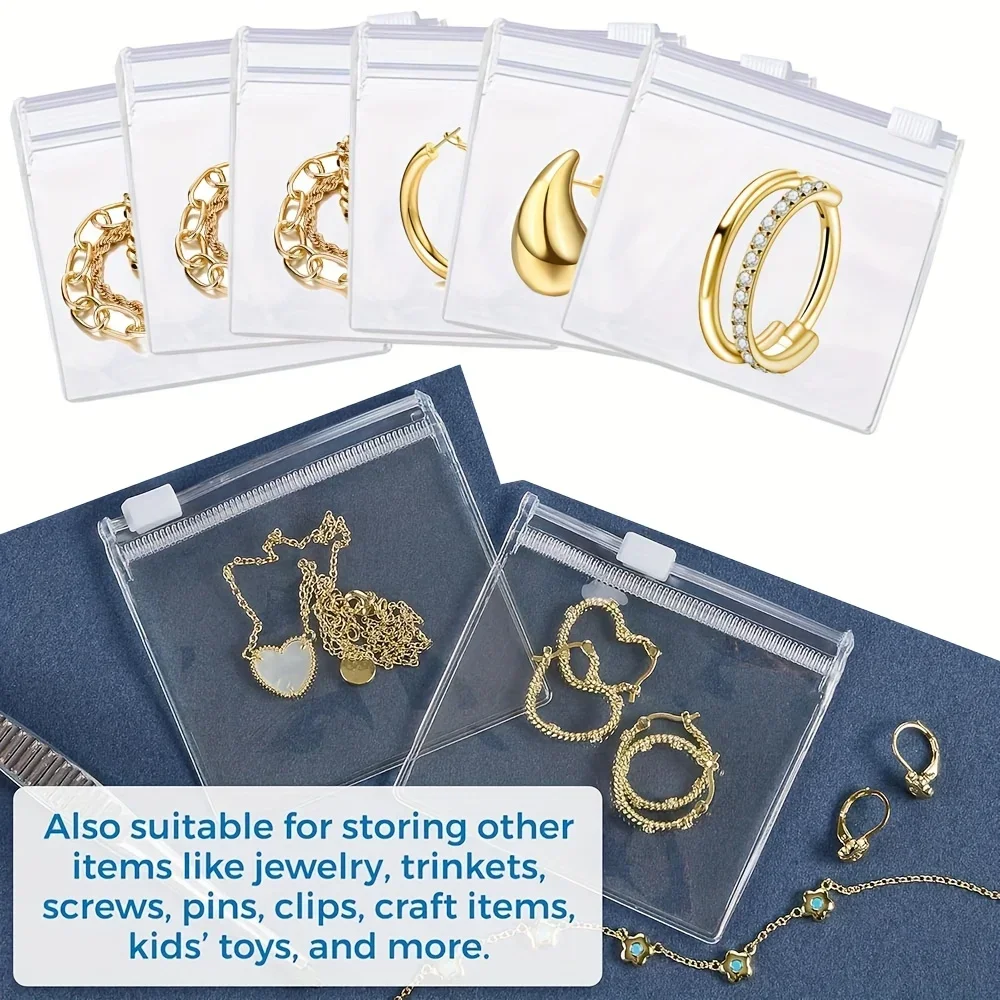5pcs/10pcs/20pcs/50pcs/100pcs Jewelry Storage Rolls, Reusable Jewelry Pouches, Zippered Jewelry Organizer Set, Bait Bag Self-Sealing Storage & Travel Accessories, Jewelry Rolls
5pcs/10pcs/20pcs/50pcs/100pcs Jewelry Storage Rolls, Reusable Jewelry Pouches, Zippered Jewelry Organizer Set, Bait Bag Self-Sealing Storage & Travel Accessories, Jewelry Rolls