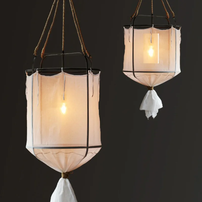 Nordic Retro Wabi-sabi Chandelier Creative Dining Room Living Room Bedroom Lights Tea Room American Country Nostalgic Cloth Lamp
Nordic Retro Wabi-sabi Chandelier Creative Dining Room Living Room Bedroom Lights Tea Room American Country Nostalgic Cloth Lamp