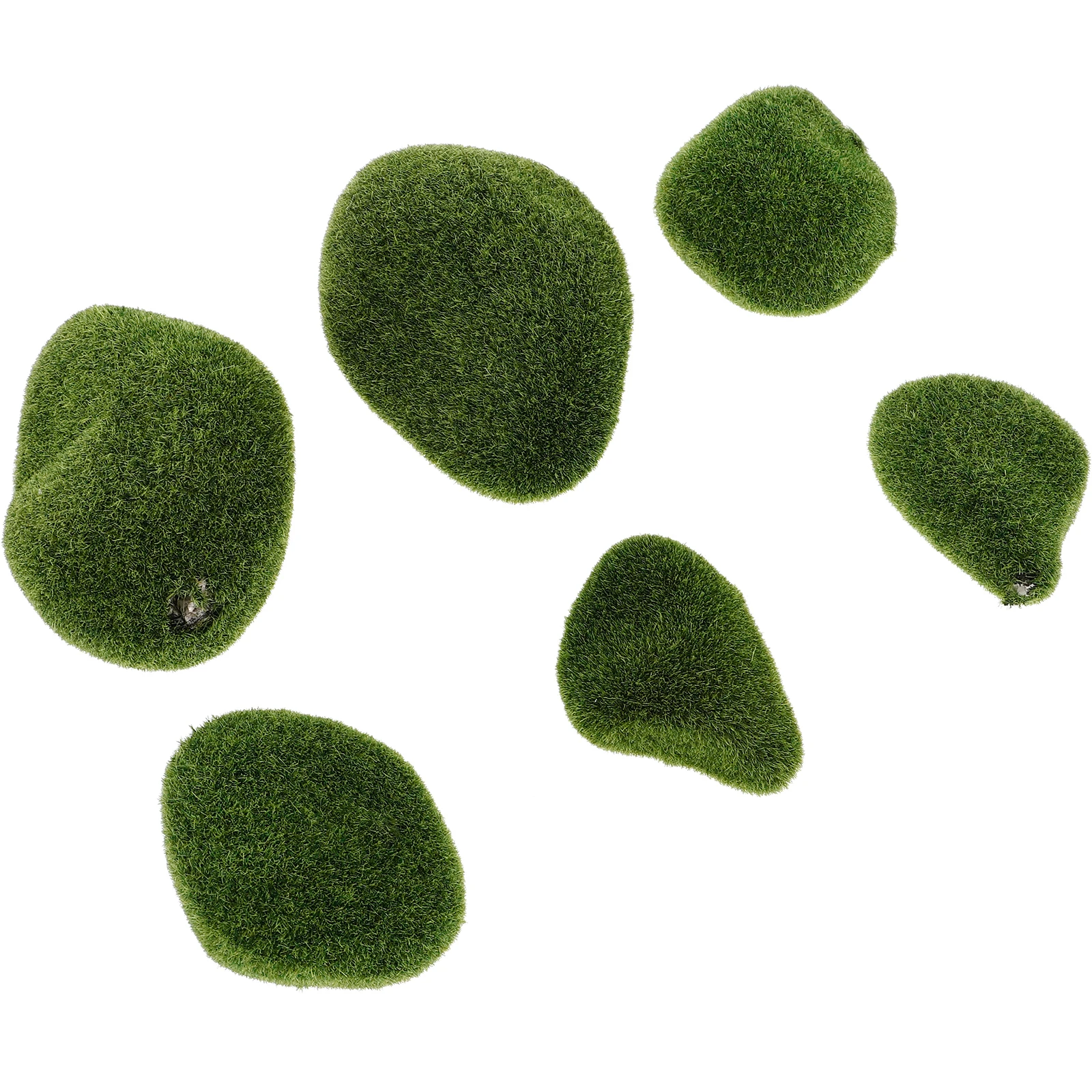 6pcs Artificial Flocking Stones Dark Green Decorative Rocks for DIY Miniature Landscape Simulation Moss Stone Props 
6pcs Artificial Flocking Stones Dark Green Decorative Rocks for DIY Miniature Landscape Simulation Moss Stone Props