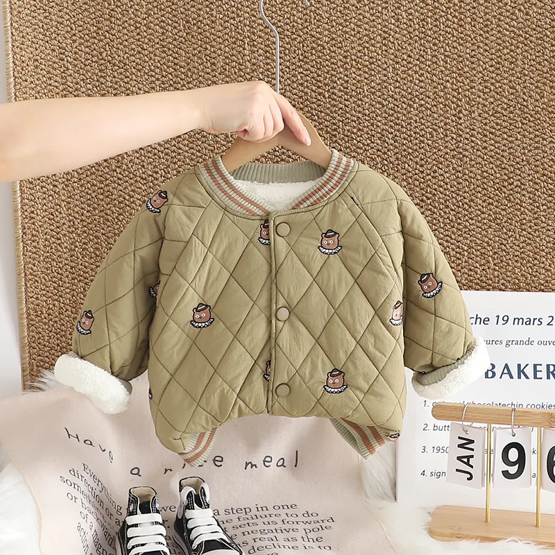 New Winter Baby Clothes Fashion Children Boys Cartoon Thick Warm Jacket Infant Girls Clothing Toddler Costume Kids Sportswear
New Winter Baby Clothes Fashion Children Boys Cartoon Thick Warm Jacket Infant Girls Clothing Toddler Costume Kids Sportswear