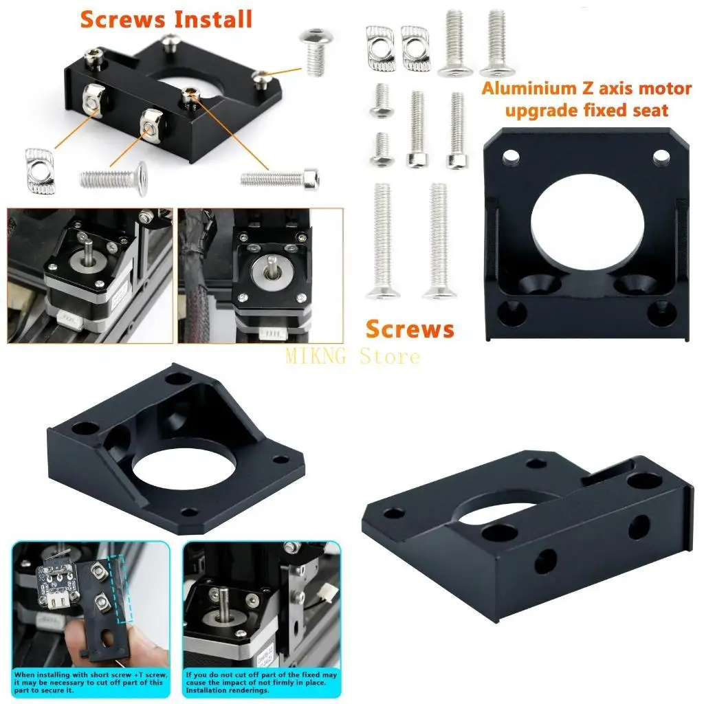 3D Printer Upgrade Metal Block Z Rod Stepper Motor Mount Fixer Holder for Ender3 best sale
3D Printer Upgrade Metal Block Z Rod Stepper Motor Mount Fixer Holder for Ender3 best sale