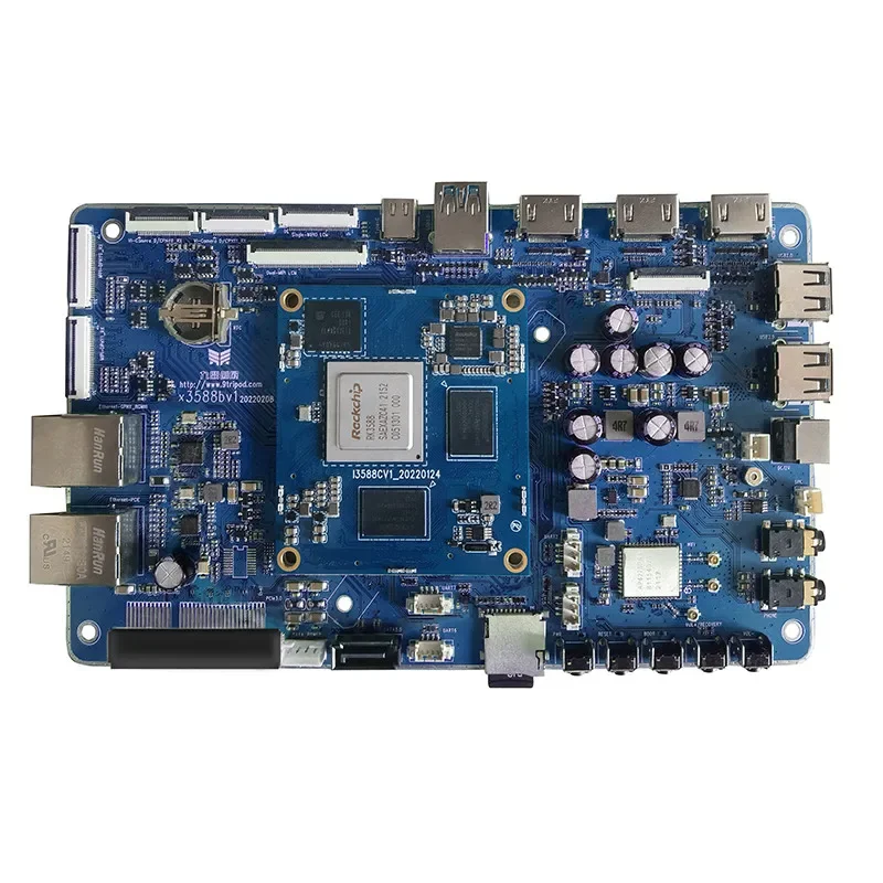 i3588 Rockchip RK3588 8 Core 64 bit NPU 6Tops Development Board 4G/16G LPDDR4 Supports android12.0,linux,debain,ubuntu
i3588 Rockchip RK3588 8 Core 64 bit NPU 6Tops Development Board 4G/16G LPDDR4 Supports android12.0,linux,debain,ubuntu