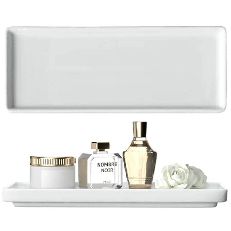 Premium Ceramic Bathroom Tray Sleek Non-Slip Organizer for Shower, Countertop, Vanity 9.25x3.66inch Easy-Clean, Corrosion-Resis
Premium Ceramic Bathroom Tray Sleek Non-Slip Organizer for Shower, Countertop, Vanity 9.25x3.66inch Easy-Clean, Corrosion-Resis