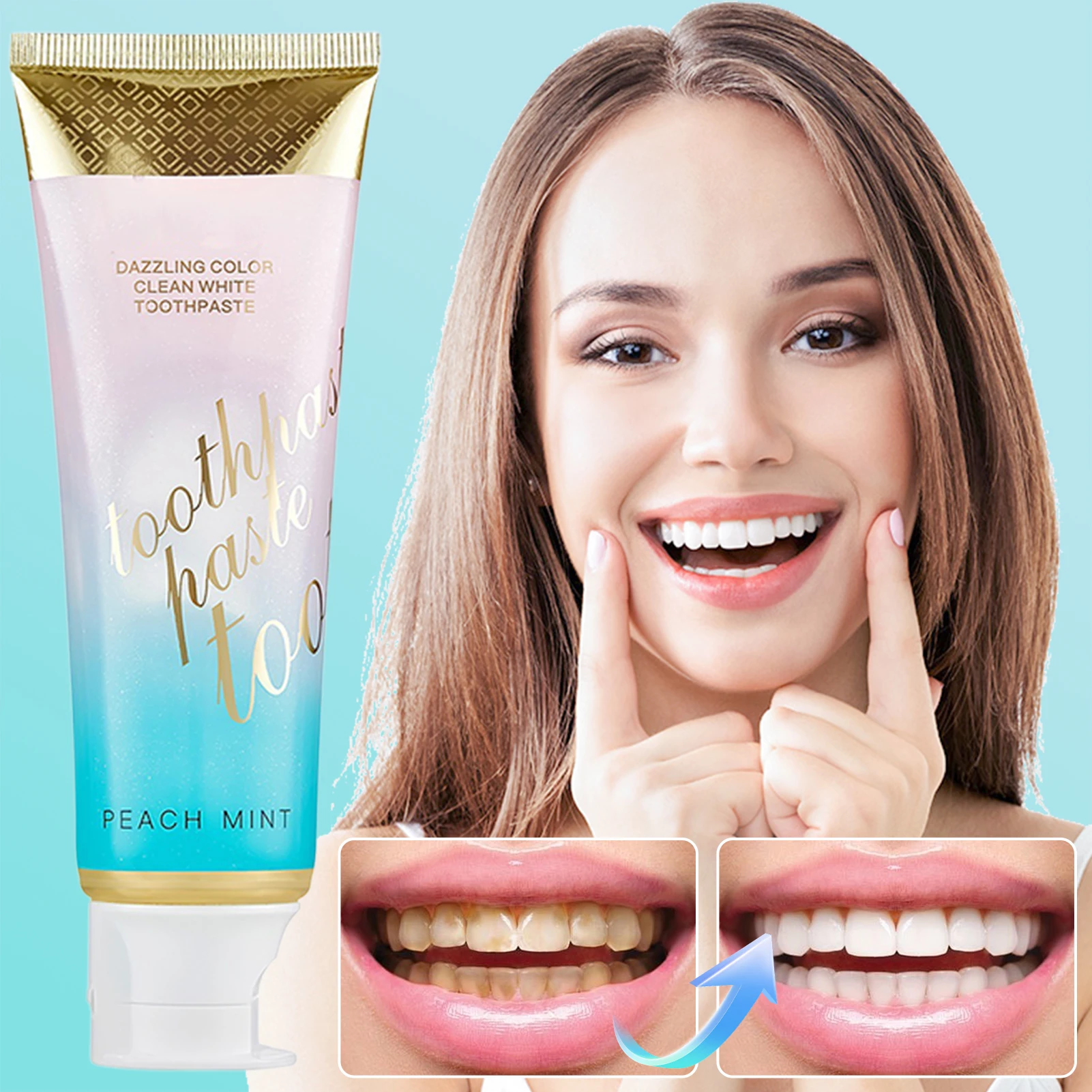 100g Niacinamide Whitening Toothpaste With Mints Flavor Long-Lasting Fresh Breath Oral Cleaning Remove Plaque Soothing Gum
100g Niacinamide Whitening Toothpaste With Mints Flavor Long-Lasting Fresh Breath Oral Cleaning Remove Plaque Soothing Gum