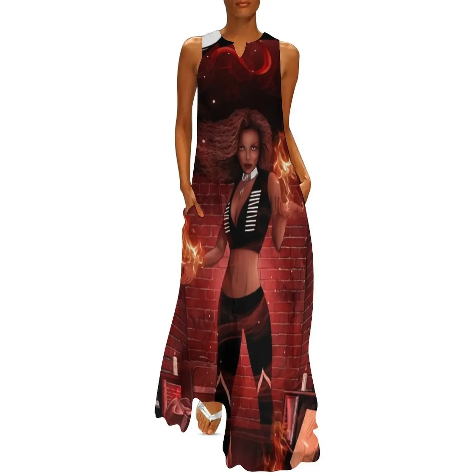 Red Art Long Dress womans clothing women formal occasion dresses dresses for official occasions Dress
Red Art Long Dress womans clothing women formal occasion dresses dresses for official occasions Dress