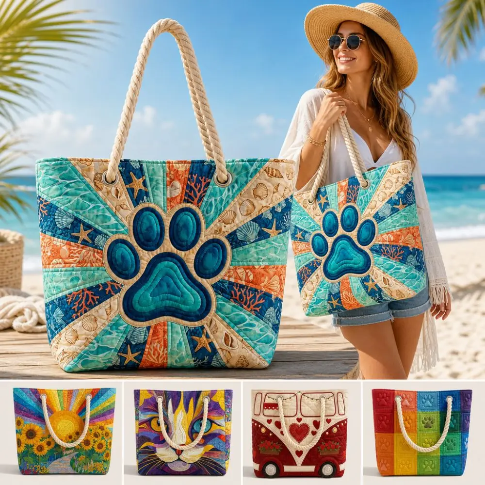 Vintage Women Quilted Tote Bag Lightweight Large Capacity Travel Handbag Versatile Realistic Patterns Canvas Shoulder Bag
Vintage Women Quilted Tote Bag Lightweight Large Capacity Travel Handbag Versatile Realistic Patterns Canvas Shoulder Bag