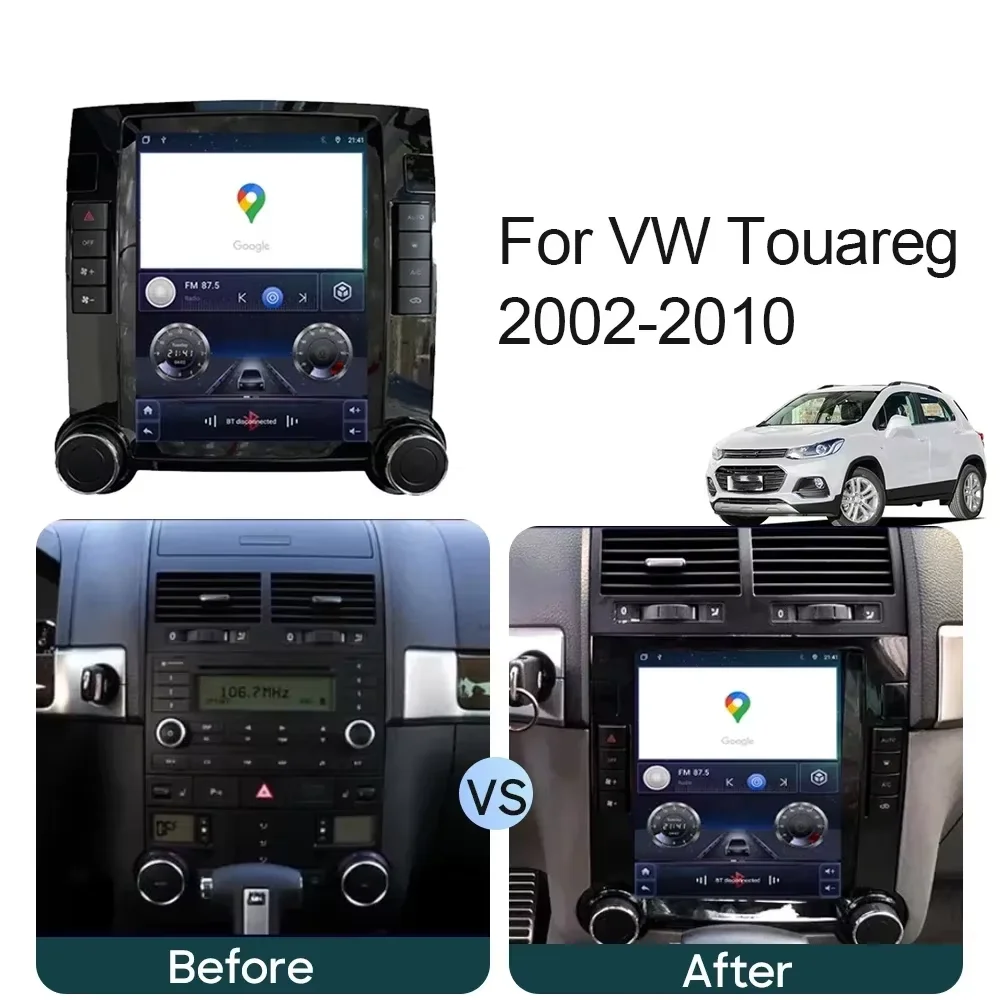 Для VW Volkswagen Touareg 2002-2010 Автомобильный радиоприемник Мультимедийный плеер Беспроводной Carplay Android Авторадио Стерео GPS Navi Head
Для VW Volkswagen Touareg 2002-2010 Автомобильный радиоприемник Мультимедийный плеер Беспроводной Carplay Android Авторадио Стерео GPS Navi Head