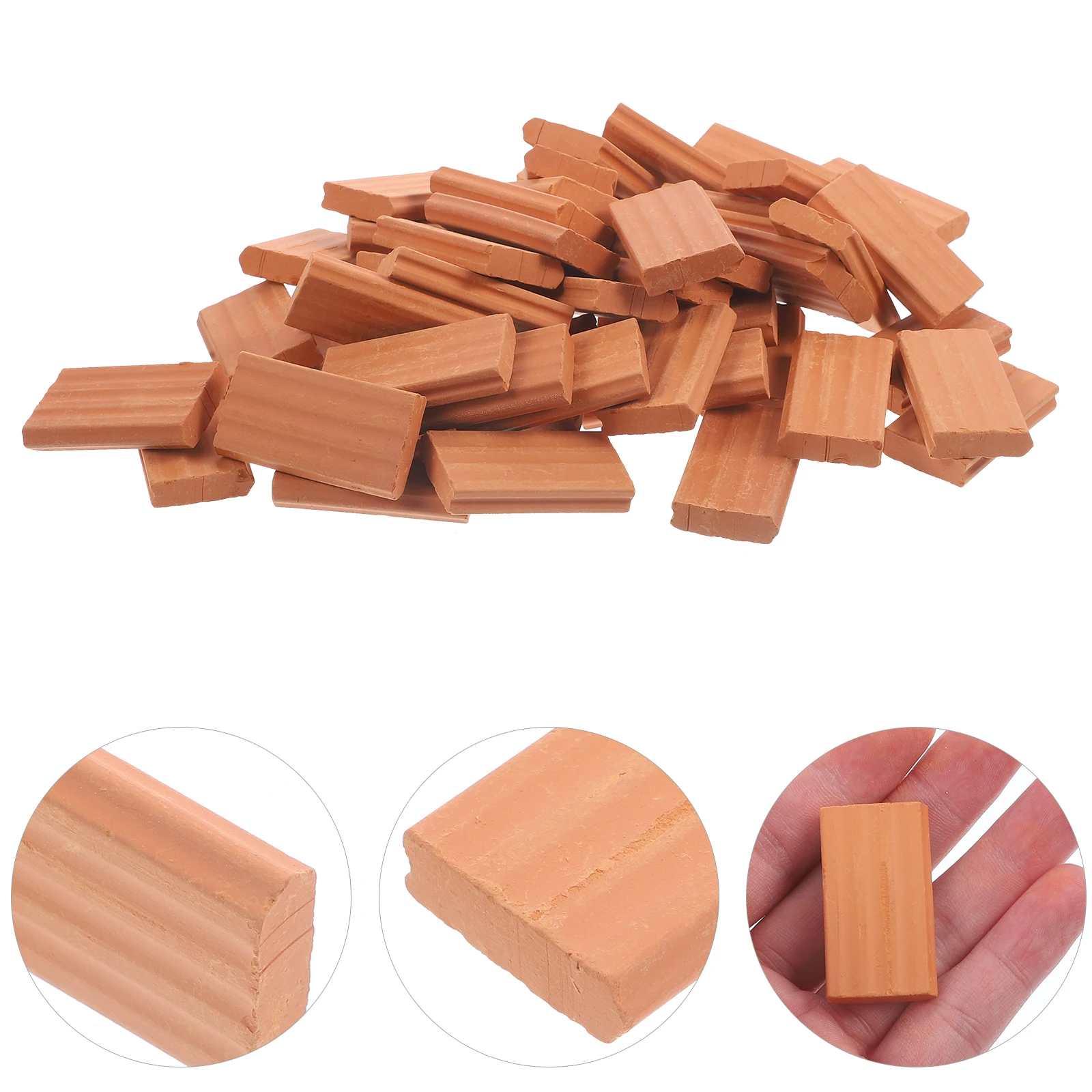 50 Pcs Miniature Bricks 62x90mm Simulated Garden Blocks DIY S Table Architecture Micro L scape Decor Model Accessories
50 Pcs Miniature Bricks 62x90mm Simulated Garden Blocks DIY S Table Architecture Micro L scape Decor Model Accessories