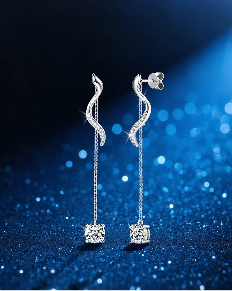 Серьги-капли с муассанитом, натуральная цепочка из стерлингового серебра 925 пробы, серьги с кисточками для женщин, ювелирные изделия, подарок
Серьги-капли с муассанитом, натуральная цепочка из стерлингового серебра 925 пробы, серьги с кисточками для женщин, ювелирные изделия, подарок