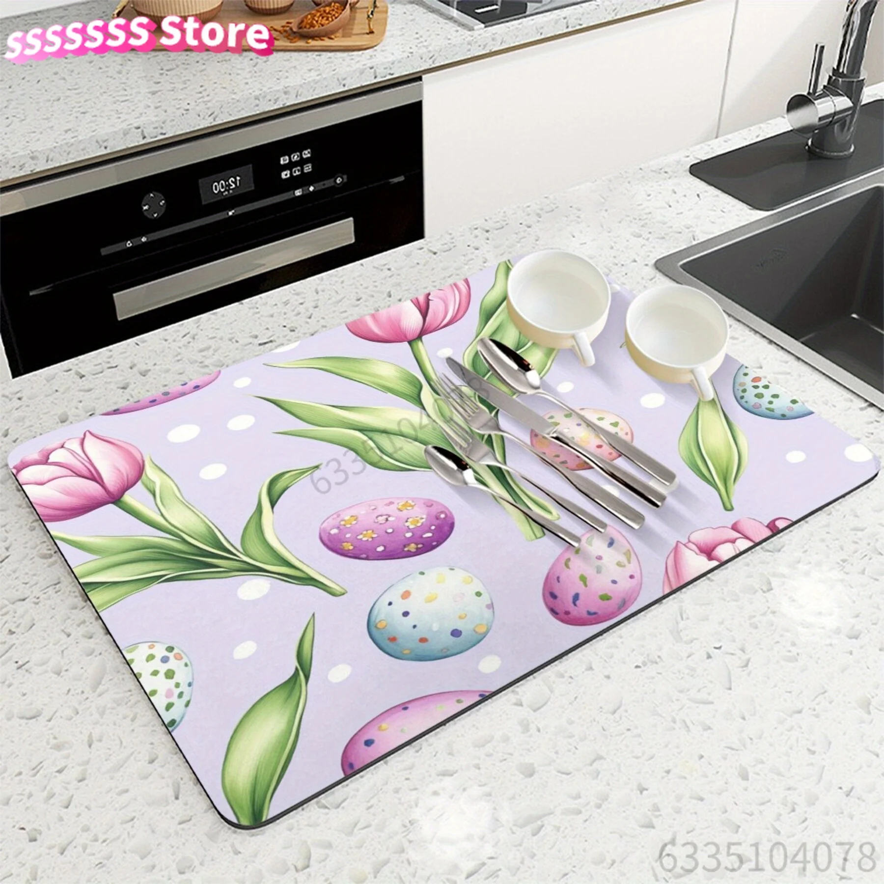 1pc Drain Pad Dish Drying Mat
1pc Drain Pad Dish Drying Mat