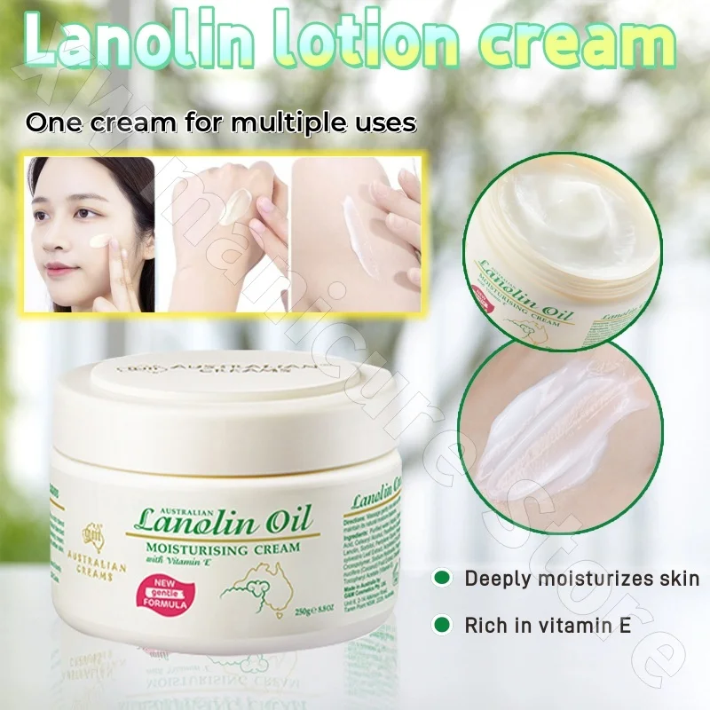 G.M Aozhiman Sheep Oil Lotion Face Cream Hydrating Refreshing Moisturizing Vitamin E Cream Autumn and Winter Hand Cream 250ml
G.M Aozhiman Sheep Oil Lotion Face Cream Hydrating Refreshing Moisturizing Vitamin E Cream Autumn and Winter Hand Cream 250ml