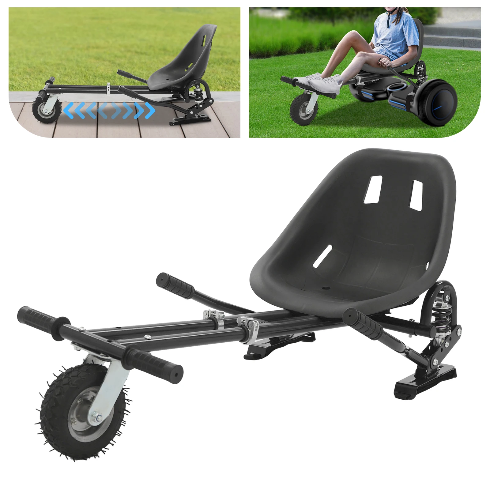 Adjustable Hoverboard Seat Attachment Kids Adult Riding Chair Conversion Kit Dual Shock Absorber & Pole for Balancing Scooter
Adjustable Hoverboard Seat Attachment Kids Adult Riding Chair Conversion Kit Dual Shock Absorber & Pole for Balancing Scooter