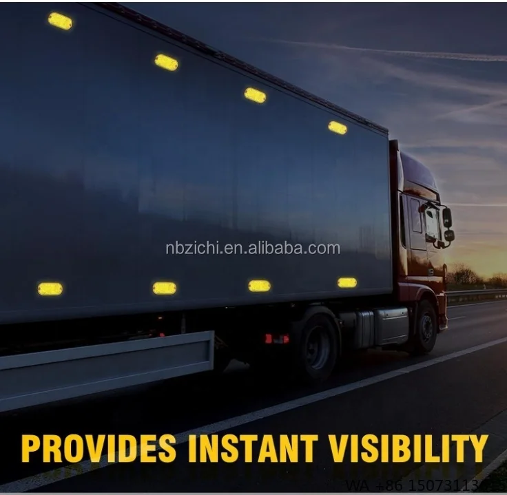 Светоотражающая наклейка со стороны грузовика и прицепа, подходит для большинства автомобилей, безопасности вождения
Светоотражающая наклейка со стороны грузовика и прицепа, подходит для большинства автомобилей, безопасности вождения