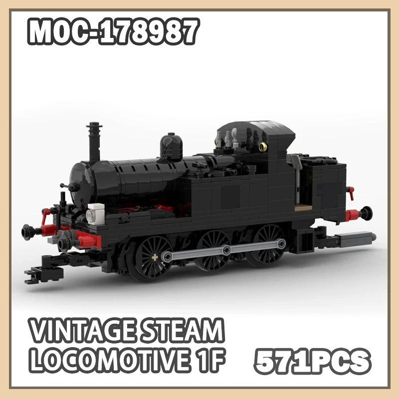 MOC- 178987 Винтажный паровоз 1F DIY DIY Европейский классический поезд в сборе Строительный блок Модель игрушки Креативные подарки 571 шт.
MOC- 178987 Винтажный паровоз 1F DIY DIY Европейский классический поезд в сборе Строительный блок Модель игрушки Креативные подарки 571 шт.
