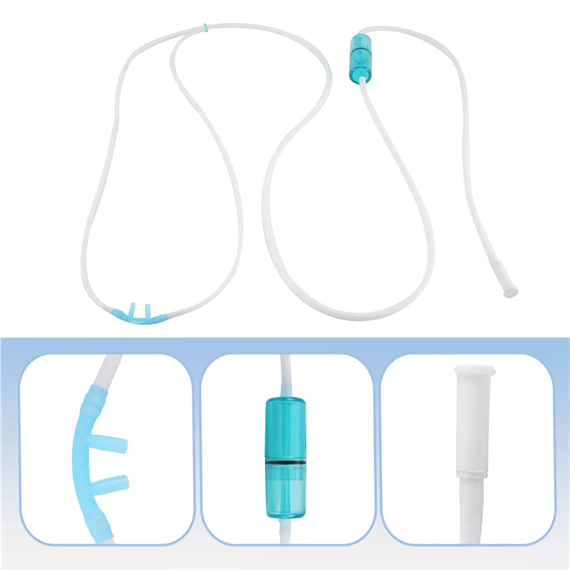 FULL-Oxygen Tube, Made Of Elastic Silicone Material, Nasal Oxygen Cannula,Not Easy To Deform And Crack, Easy To Use And Clean
FULL-Oxygen Tube, Made Of Elastic Silicone Material, Nasal Oxygen Cannula,Not Easy To Deform And Crack, Easy To Use And Clean