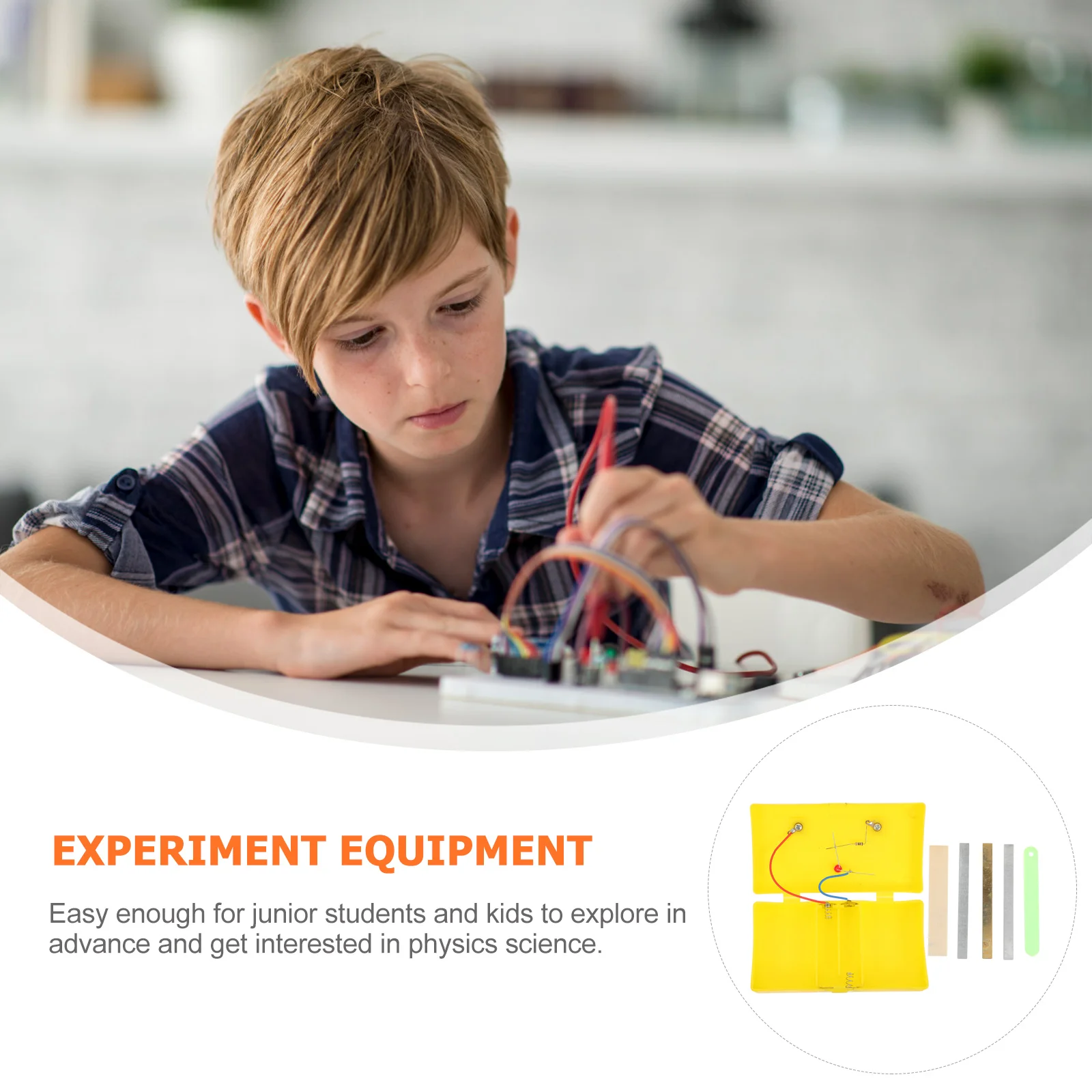 Conductive Experiment Material Plastic Conductivity Kit Teaching Equipment Magnetic Physics Device Tool Student
Conductive Experiment Material Plastic Conductivity Kit Teaching Equipment Magnetic Physics Device Tool Student