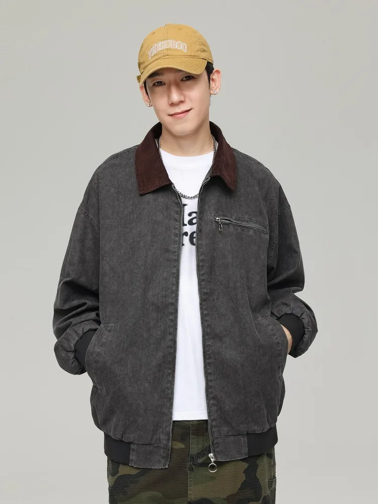 Japanese style men's workwear jacket men's autumn and winter retro mountain lapel top versatile casual jacket men's
Japanese style men's workwear jacket men's autumn and winter retro mountain lapel top versatile casual jacket men's