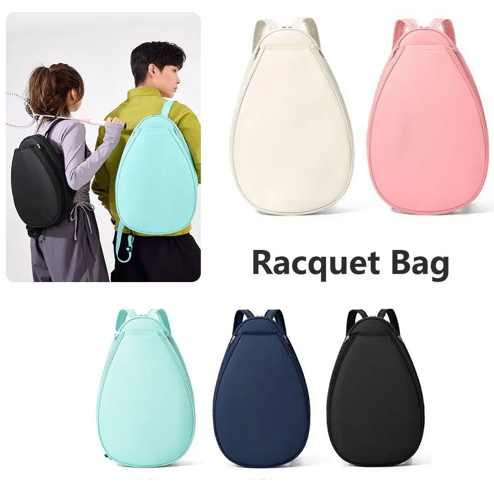 Portable Large Capacity Tennis Backpack Lightweight Waterproof Pickleball Backpack Solid Color Zipper Closure Racquet Bag Travel
Portable Large Capacity Tennis Backpack Lightweight Waterproof Pickleball Backpack Solid Color Zipper Closure Racquet Bag Travel