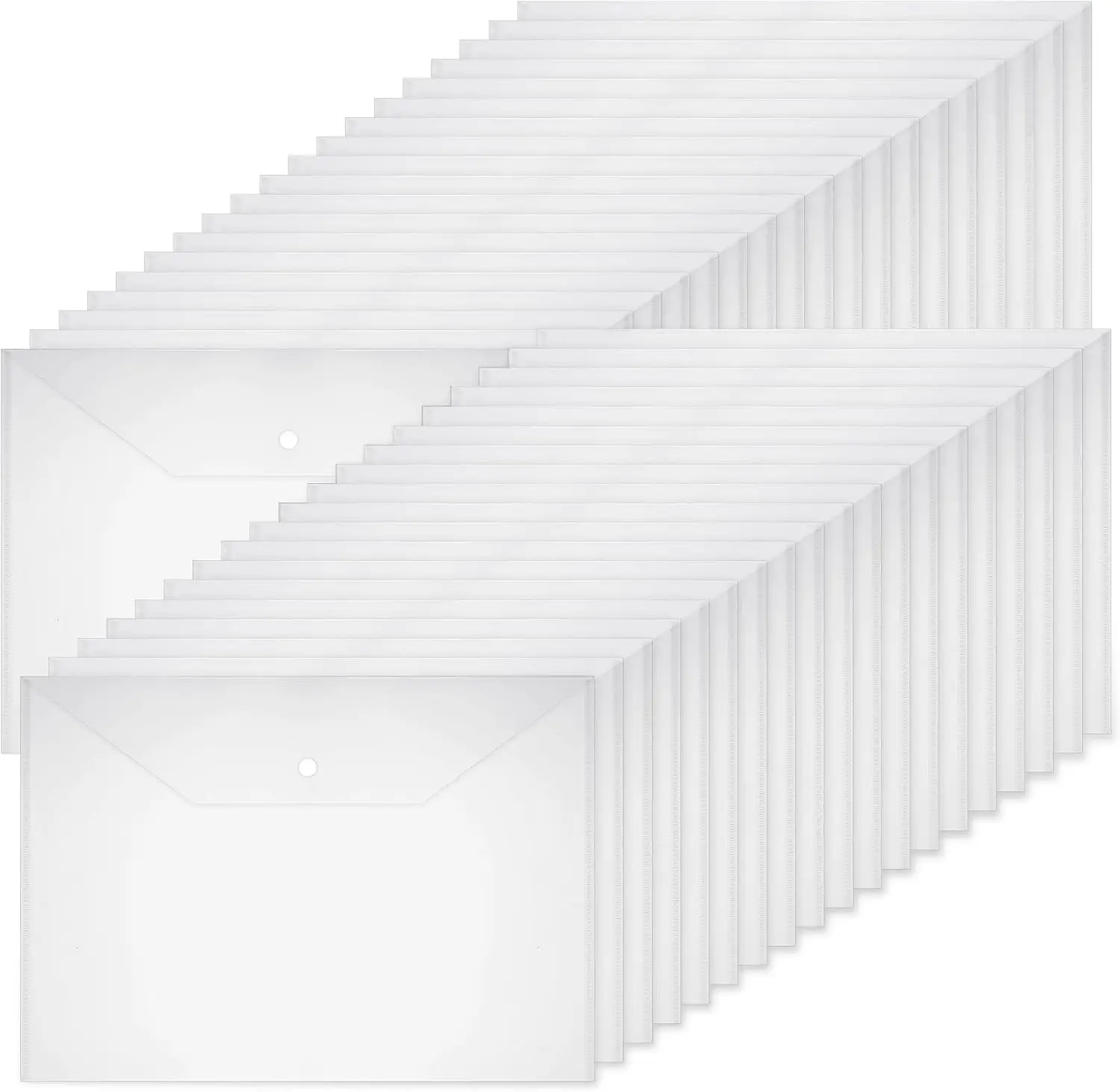 30 Pcs A3 Clear Envelopes with Snap Closure Clear Plastic Envelopes Plastic Envelopes for Documents File Folders for Office Home
30 Pcs A3 Clear Envelopes with Snap Closure Clear Plastic Envelopes Plastic Envelopes for Documents File Folders for Office Home